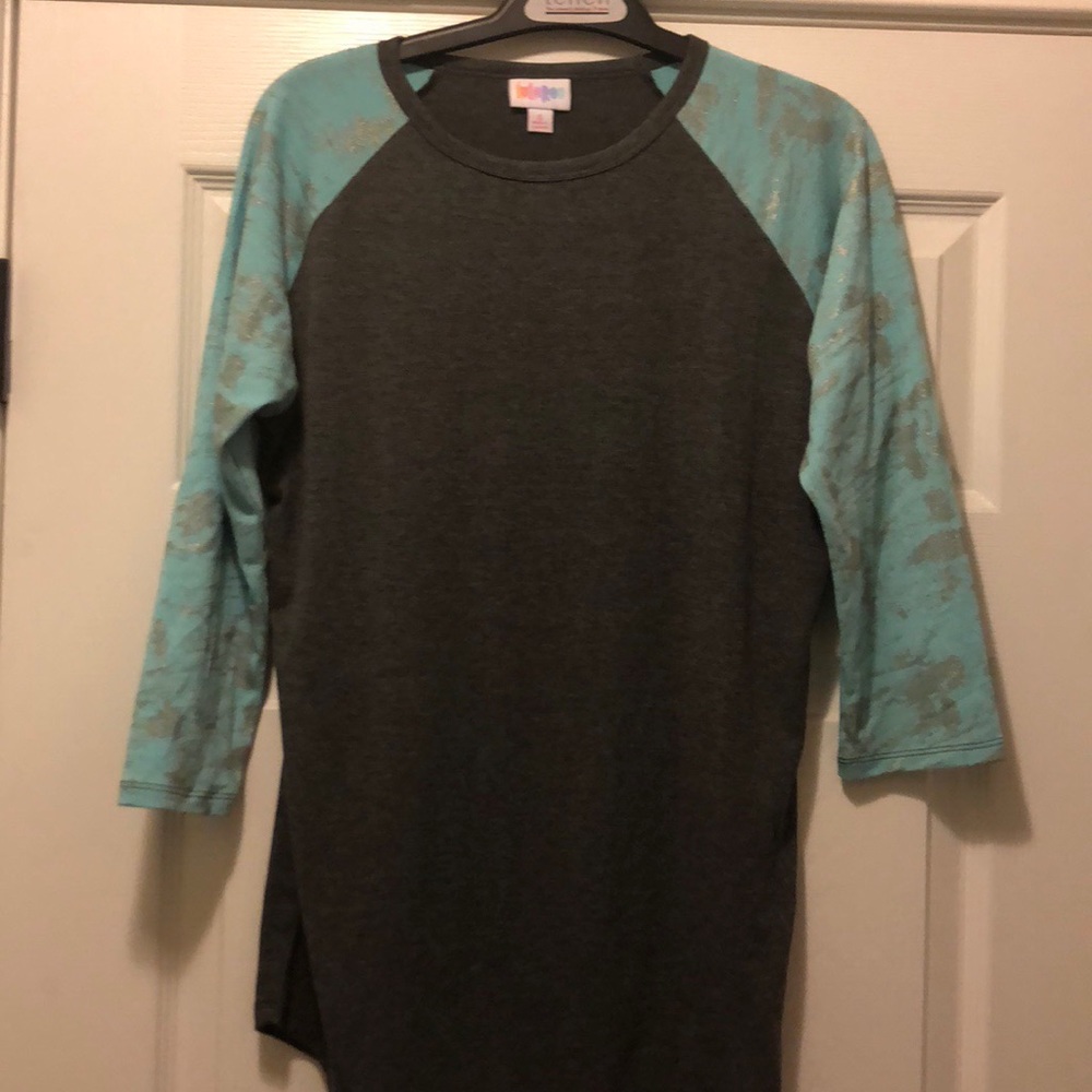 Gray and seafoam green Lularoe